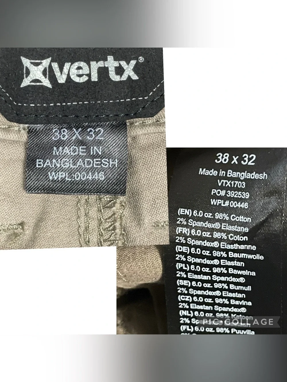 Vertx Delta Stretch LT Tactical Utility Outdoor Work Pants VTX1703 - Waist 36